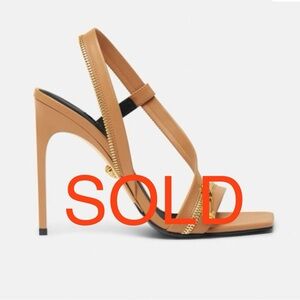 Versace Heels – Size 37 (Italian) | Nude / Caramel Tone